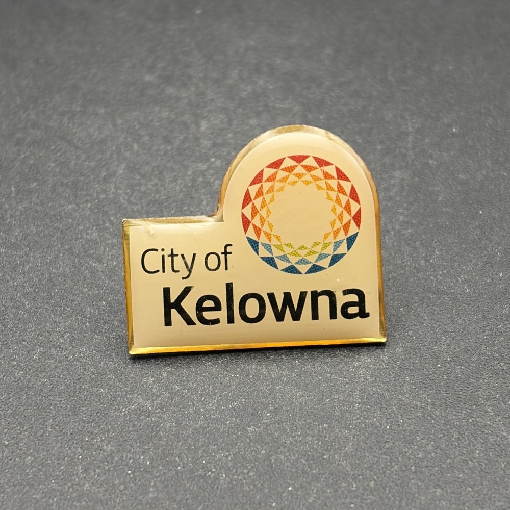 City Of Kelowna Canada British Columbia Lapel Hat Pin